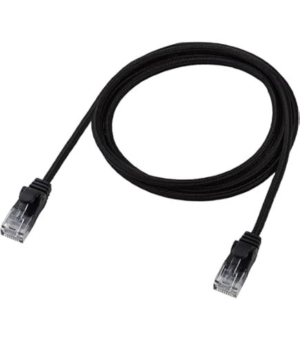Amazon.co.jp: エレコム LANケーブル CAT6A 1m 爪折れ防止 メッシュ